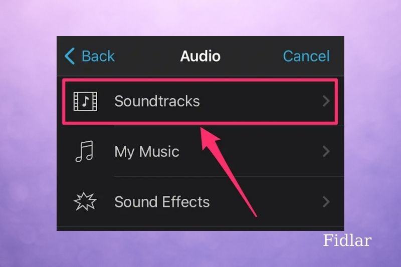 How to add background music to iMovie - Step 3