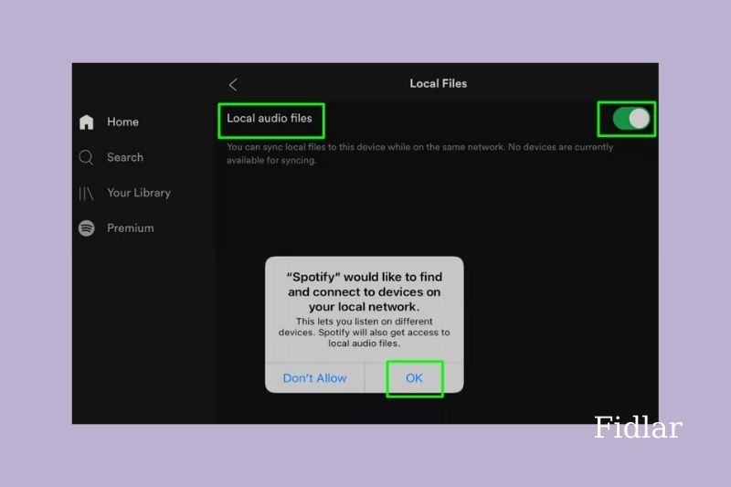 How to upload music to Spotify on your mobile device - Step 2