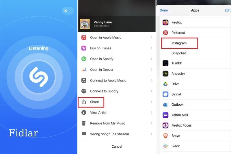 How to add Shazam music to your Instagram story
