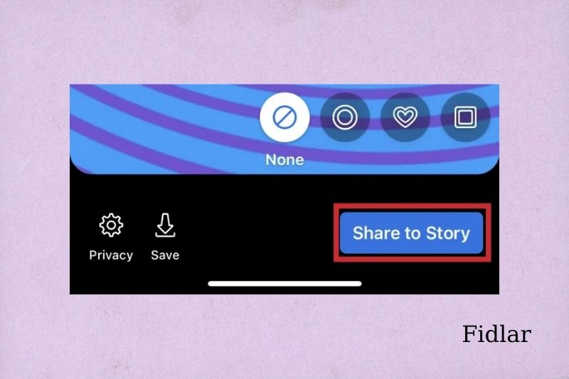 How to add multiple pictures to Facebook story with music-Step 7