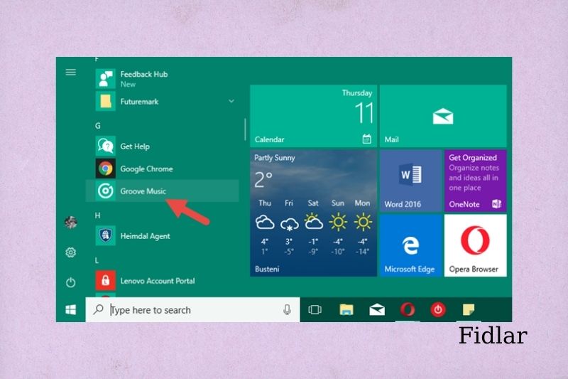 How to open Groove Music on Windows 10