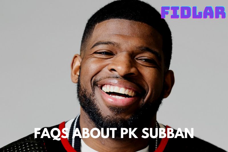 FAQs about PK Subban